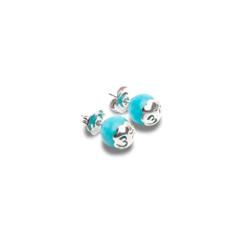 Orecchini Sphere Giada Verde Acqua Argento EHST8-200 Donna Tamashii Orecchini Sphere Giada Verde Acqua Argento EHST8-200 Donna Tamashii