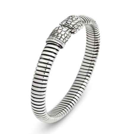Bracciale Tubogas Croco Medio Donna Giovanni Raspini