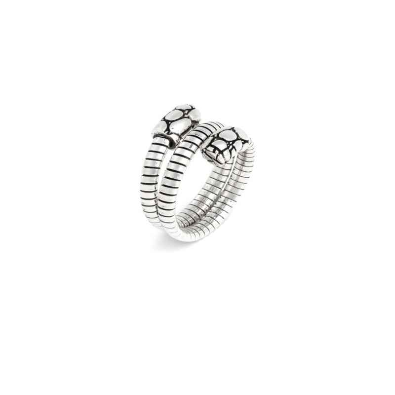 Anello Tubogas Croco Doppio mis.16 Donna Giovanni Raspini Anello Tubogas Croco Doppio mis.16 Donna Giovanni Raspini
