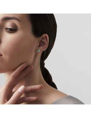 ORECCHINI LOOP AZZURRO PICCOLI DONNA GIOVANNI RASPINI 