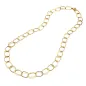 Collana maglia ovale alternata dorata Catene Donna Giovanni Raspini Collana maglia ovale alternata dorata Catene Donna Giovanni Raspini