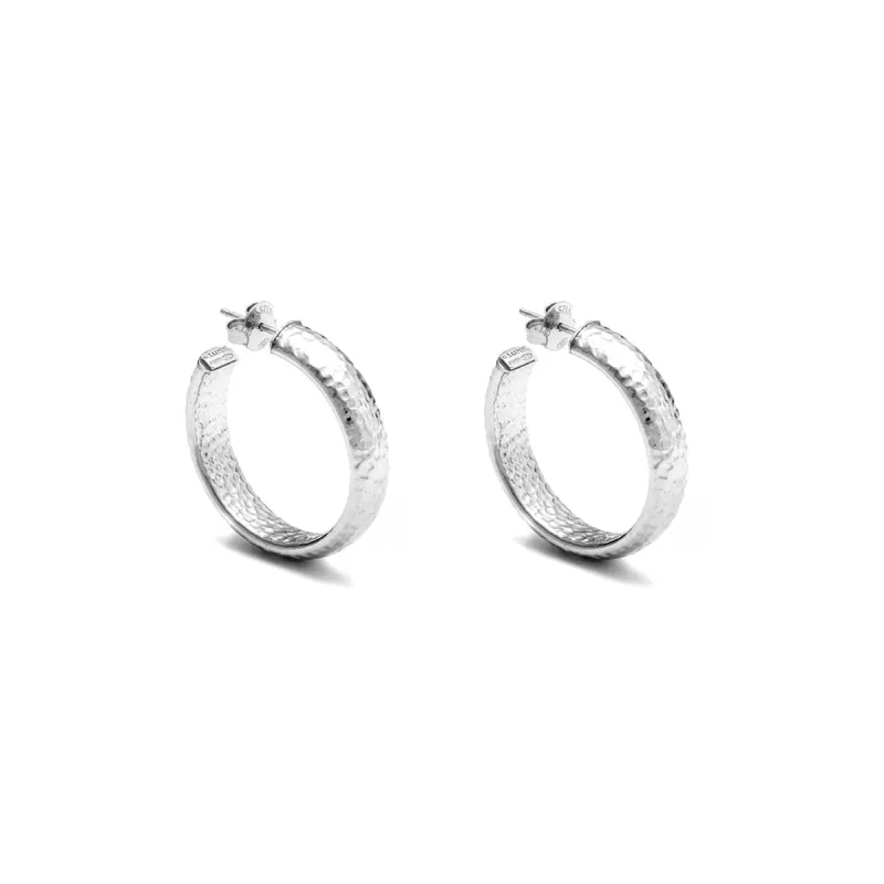 Orecchini cerchio Moon Rock Donna Giovanni Raspini