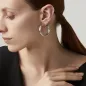 Orecchini cerchio Moon Rock Donna Giovanni Raspini
