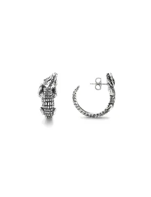 Orecchini cerchio Coccodrillo Donna Giovanni Raspini