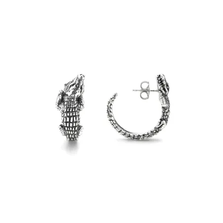 Orecchini cerchio Coccodrillo Donna Giovanni Raspini