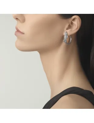 Orecchini cerchio Coccodrillo Donna Giovanni Raspini