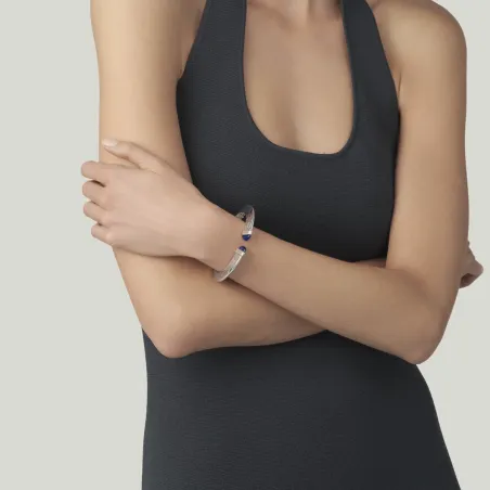 Bracciale Bangle Blue Blade Donna Giovanni Raspini