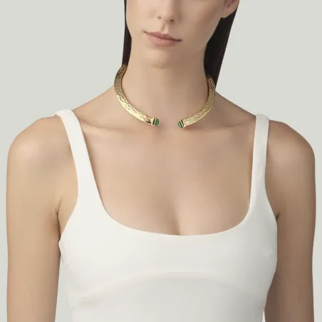 Collana Green Blade Dorata Donna Giovanni Raspini