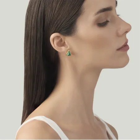 Orecchini Green Blade Dorati Donna Giovanni Raspini