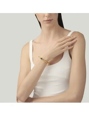 Bracciale Bangle Green Blade Dorato Donna Giovanni Raspini