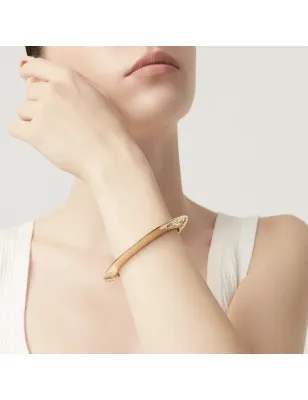 Bracciale bangle dorato Blade Donna Giovanni Raspini