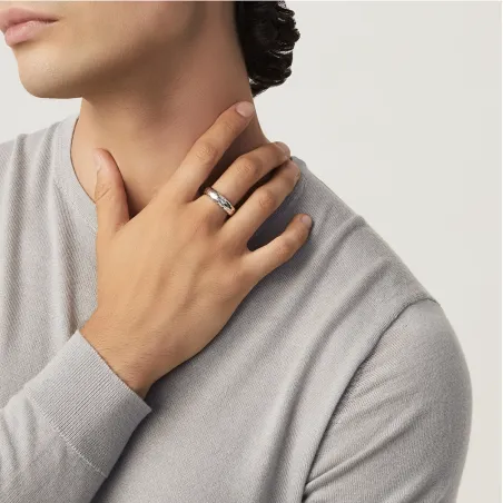 Anello Martellato M22 Uomo Giovanni Raspini