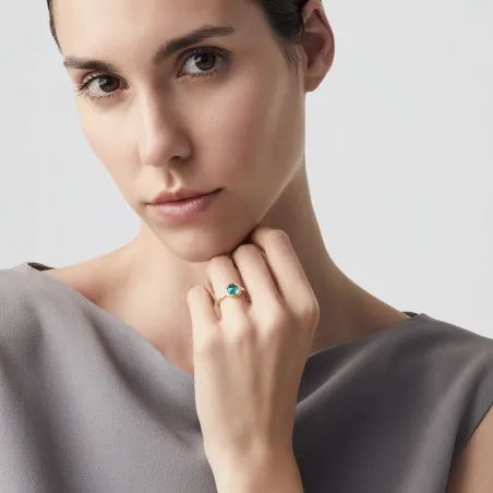 Anello Loop Azzurro M14 DONNA Giovanni Raspini