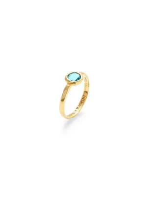 Anello Anello Loop Azzurro Piccolo M14 DONNA Giovanni Raspini