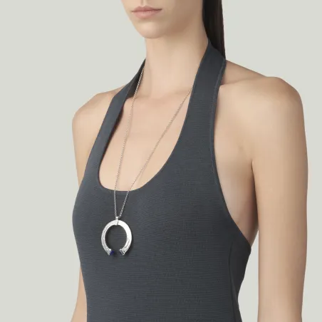 Collana Pendente Blue Blade Donna Giovanni Raspini