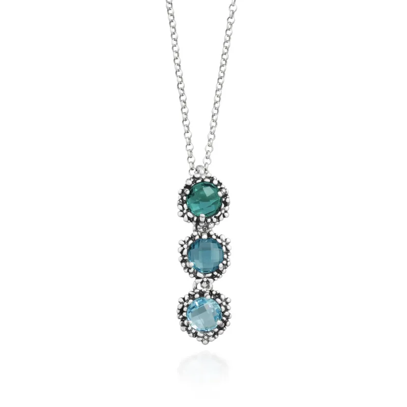 Collana Pendente cascata Blue Ivy Donna Giovanni Raspini Collana Pendente cascata Blue Ivy Donna Giovanni Raspini