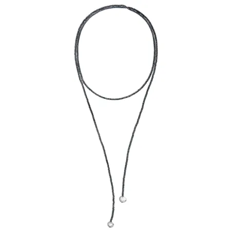 Collana B Rocks a Sciarpa in Ematite e Acciaio Donna Breil