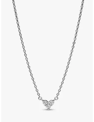 Collana Cuore con Tre Pietre Donna Pandora