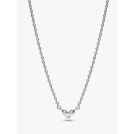 Collana Cuore con Tre Pietre Donna Pandora