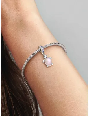 Charm Pendente Tartaruga Marina Rosa Vetro di Murano Donna Pandora - category_name - XDMG De Marchi Gianotti