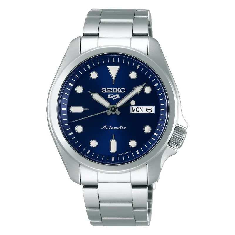 Orologio 5 Sports automatico quadrante blu SRPE53K1 Uomo Seiko