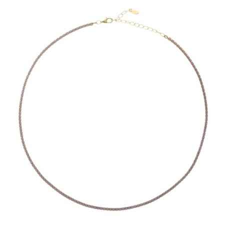 COLLANA TENNISMANIA DORATA ZIRCONI BIANCHI AMEN CLT2GB Amen
