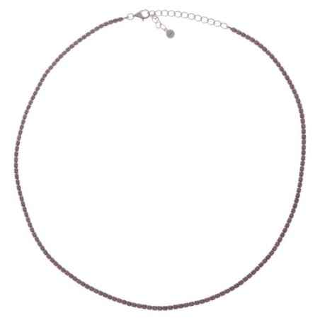 COLLANA TENNISMANIA ZIRCONI MARRONI DONNA AMEN  CLT2BMA Amen