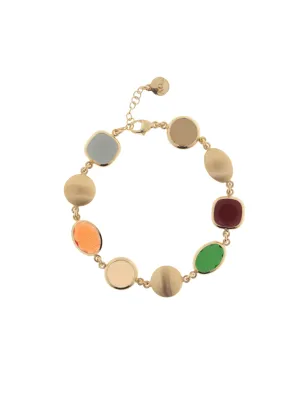 Bracciale Coriandoli Veneziani con Paste Vitree Multicolore Aquaforte