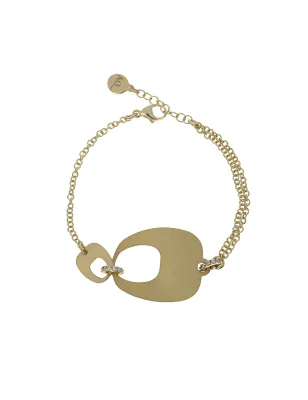 Bracciale Retrò con Elementi a Trapezio Donna Aquaforte