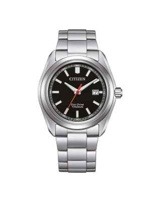 Orologio Super Titanium Eco-Drive quadrante nero AW1900-50E Uomo Citizen