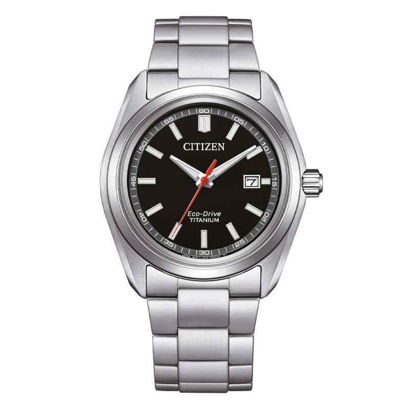 Orologio Super Titanium Eco-Drive quadrante nero AW1900-50E Uomo Citizen Orologio Super Titanium Eco-Drive quadrante nero AW1900-50E Uomo Citizen