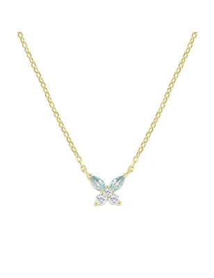 Collana Petali Blu London Dorata Donna Amen