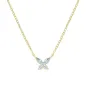 Collana Petali Blu London Dorata Donna Amen