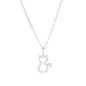 Collana Gattino con Zirconi Bianchi Donna Amen