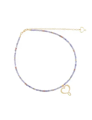Girocollo Maman Tanzanite e Rubellite Donna Maman et Sophie