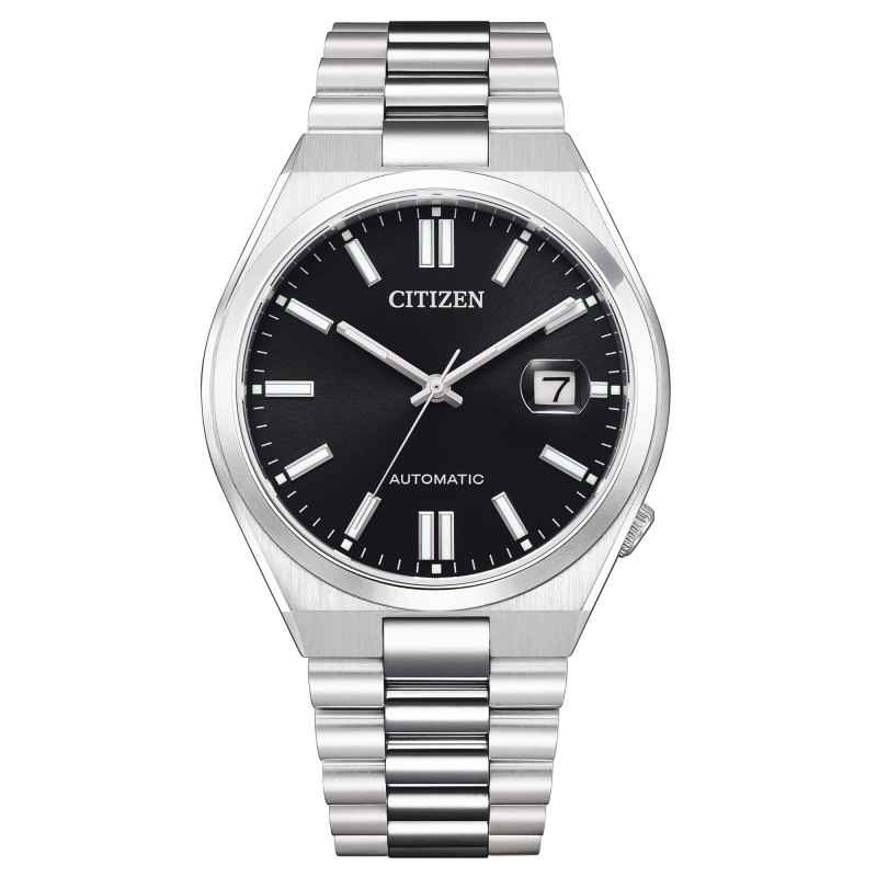 Orologio Tsuyosa automatico fondello vista nero NJ0150-81E Uomo Citizen