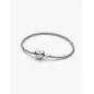 Bracciale Maglia Geometrica Chiusura Cuore cm.18 Donna Pandora Bracciale Maglia Geometrica Chiusura Cuore cm.18 Donna Pandora