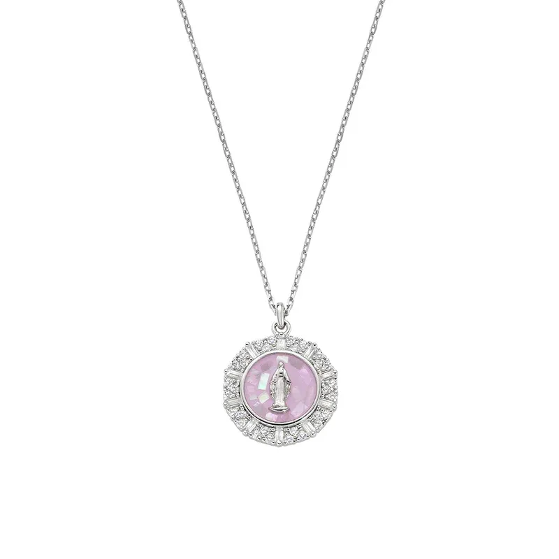 Collana Dolce Miracolosa Rosa Donna Amen