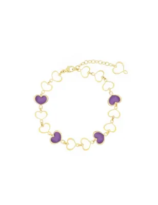 Bracciale Maman Cuori Lilla Donna Maman et Sophie