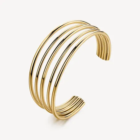 Bangle Aura in Acciaio Dorato Donna Brosway