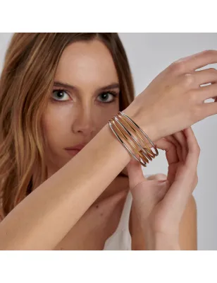 Bangle Aura in Acciaio Bicolore Donna Brosway