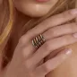 Anello a Fascia Aura Bicolore mis.14 Donna Brosway
