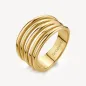 Anello a Fascia Aura Dorato mis.14 Donna Brosway