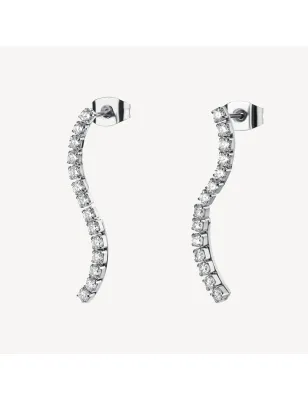 Orecchini Desideri Pendenti con Zirconi Donna Brosway