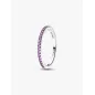 Anello Pavè Fascia Sottile Viola mis.56 Donna Pandora