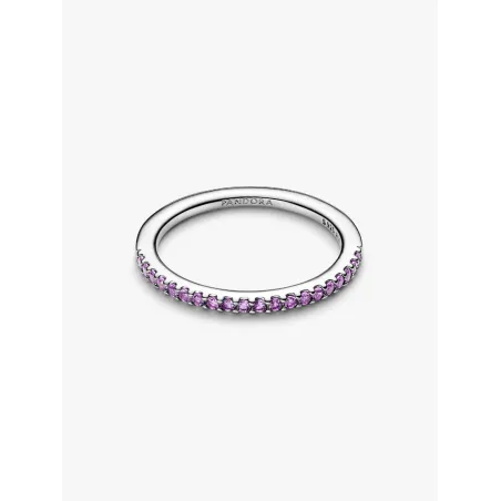 Anello Pavè Fascia Sottile Viola mis.52 Donna Pandora