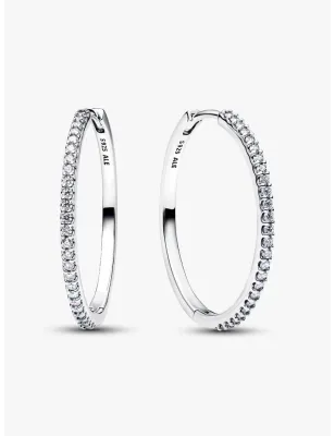 Orecchini Cerchi Grandi Pavè Donna Pandora