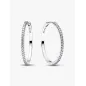 Orecchini Cerchi Grandi Pavè Donna Pandora Orecchini Cerchi Grandi Pavè Donna Pandora