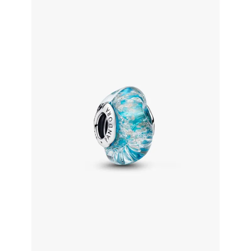 Charm Vetro di Murano Acqua Cristallina Donna Pandora