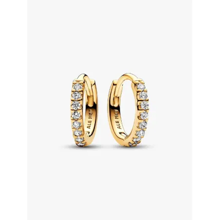 Orecchini Dorati Cerchi Piccoli Pavè Donna Pandora - category_name - XDMG De Marchi Gianotti